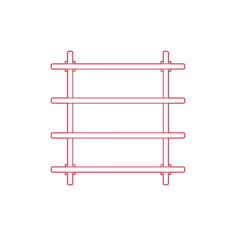Objects Cooking Utensils Ikea Lamplig Trivet Square Simple Line Art Svg, Free Vectors File